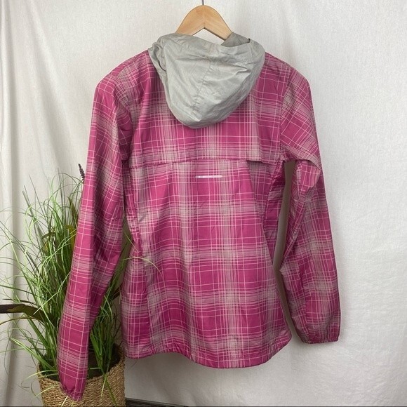 Nike Purple & Gray Phenom Vapor Graphic Print Zip Up Running Hoodie Jacket S - Picture 2 of 4